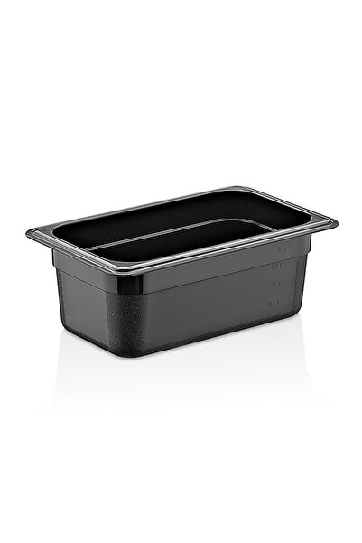 Genel Markalar 1/3-150 , 5 litre , 15 cm derinlikli,Kırılmaz Polikarbon Siyah...