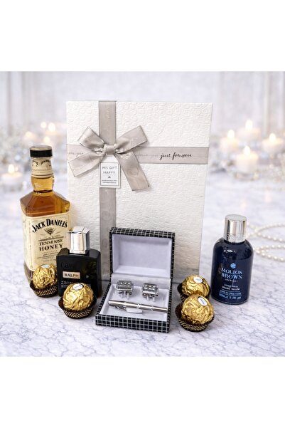 velve Set cadou Glamour pentru barbati,Parfum Ramz Silver,jack Daniel's,Gel d...