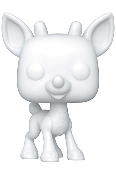 Funko Pop Rudolph The Red-Nosed Reindeer Rudolph (DIY) (White) (Special Editi...