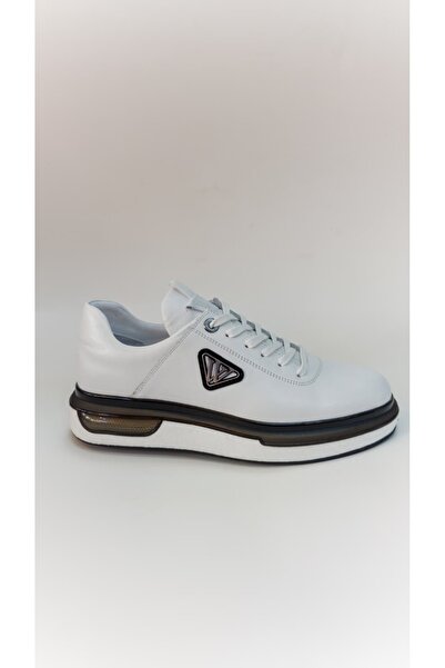 Voyager Ανδρικά Ορθοπεδικά Δερμάτινα Παπούτσια - Λαστιχένια σόλα, κορδόνια, ά...