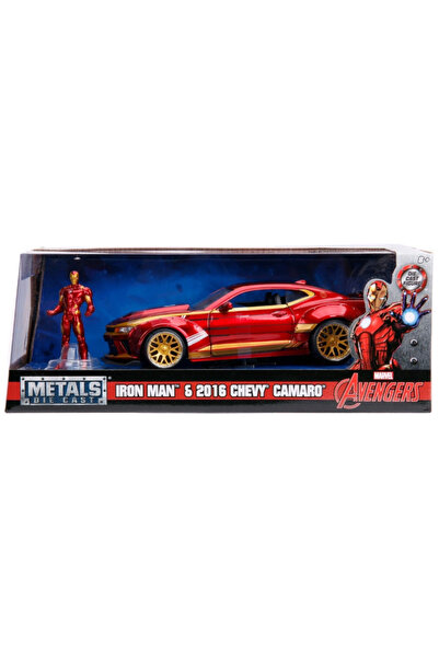 Jada Toys Macheta Jada Marvel Ironman 2016 Chevy Camaro SS 1:24 (253225003)