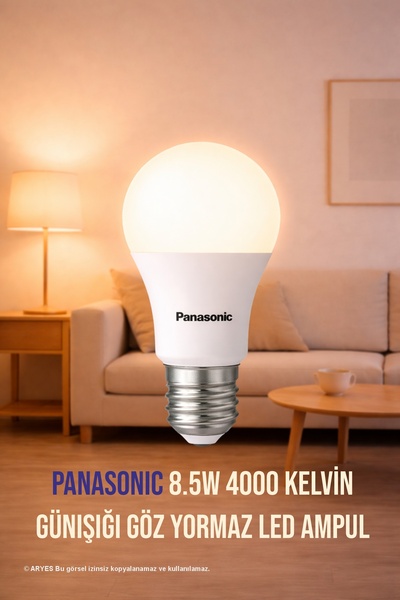 PANASONIC 4000K Doğal Günışığı – Sabah Gibi Ferah, Dengeli ve Göz Yormayan Işık