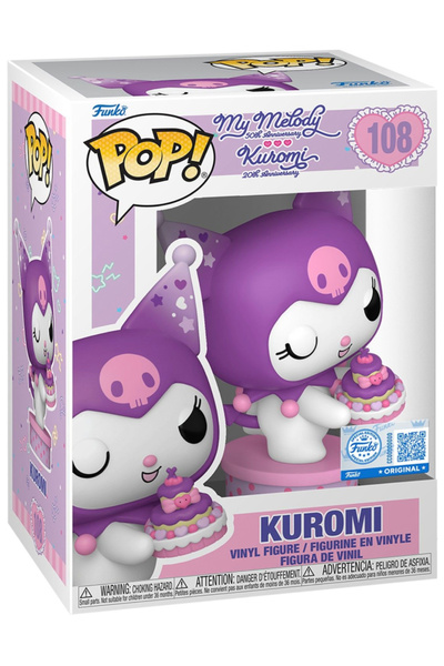 Funko Pop Sanrio Melodia Mea (a 50-a aniversare) Kuromi (a 20-a aniversare) K...