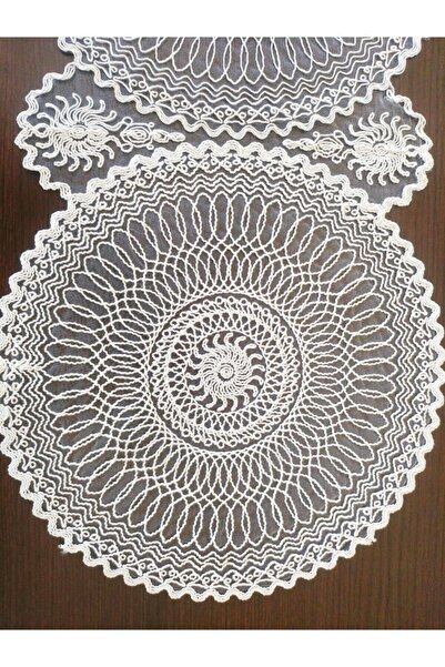 DİLEX Runner Masa Örtüsü Amerikan Servis 37x115 Cm Beyaz