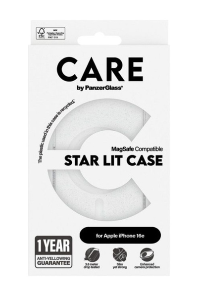 CARE by PanzerGlass® Carcasă CARE by PanzerGlass MagSafe pentru iPhone 16e