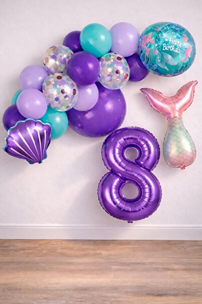 Patladı Gitti مجموعة حفلات أعياد الميلاد تحت عنوان حورية البحر بعمر 8 سنوات، ...