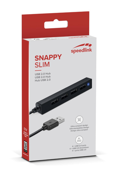 Speedlink Hub USB Snappy Slim cu 4 porturi - PC