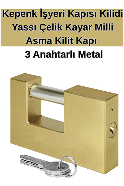 Genel Markalar Yüksek Güvenlikli Kayar Milli Asma Kilit -79 Mm Kepenk İşyeri ...
