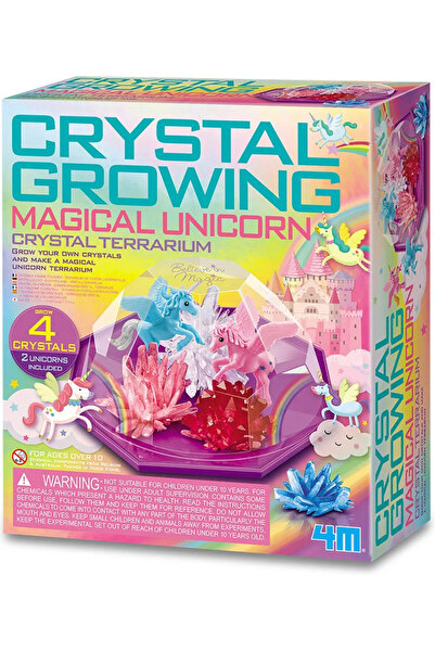 4M Cultivarea cristalelor / Terariu de cristal cu unicorn magic (4M-03928)