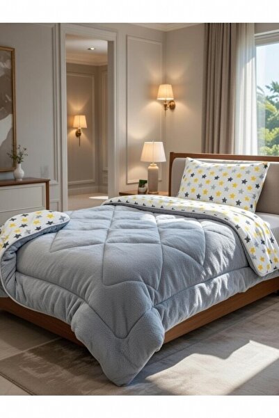 VENTİ VENTİSCA Set cuvertură și husă de pernă din bumbac Welsoft Midnight, cu...