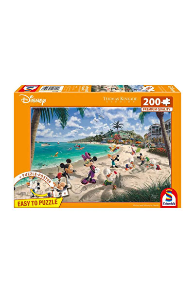 Schmidt Puzzle Thomas Kinkade Disney Mickey și Minnie în Florida 200 piese