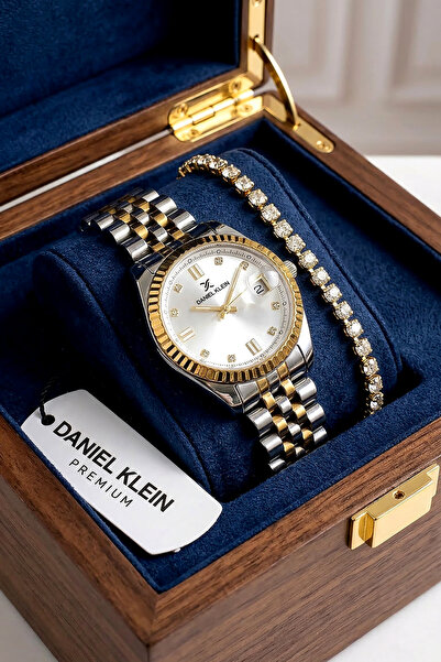 Daniel Klein %100 Orijinal Özel Altın Rengi Paslanmaz Çelik Kordon Kadın Kol ...