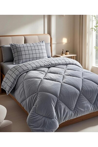 VENTİ VENTİSCA Set cuvertură și husă de pernă din bumbac Welsoft Midnight, cu...