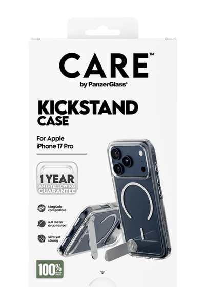 Panzer Glass Carcasă PanzerGlass CARE cu suport transparent și MagSafe pentru...
