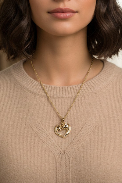 XUPING JEWELRY Stil Incisi/Xupıng Jewelry 14 Ayar Altın Kaplama Ikili Zirkon ...