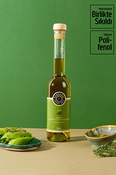 DARDANOS Kekikli Naturel Sızma Zeytinyağı 250 ml Hediyelik Kutusunda