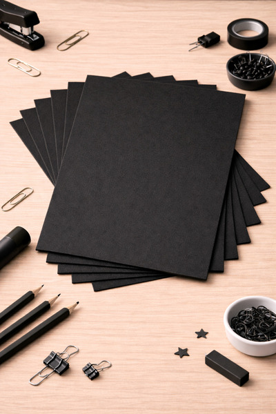 Minopi Black Colored Eva Sponge 20X30 cm 10 Pack 1.5 mm