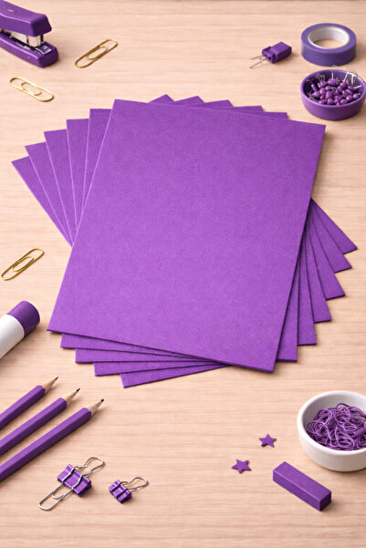 Minopi اسفنجة ايفا لون بنفسجي 50x70 سم 10 عبوات 1.5 ملم