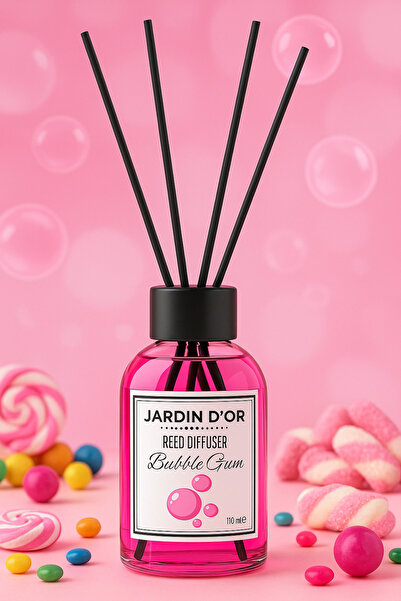 JARDIN D'OR Bubble Gum Reed Dıffuser Sakız Çubuklu Oda Kokusu 110 Ml 86815293...