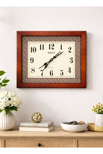 ALQANNAS ساعة حائط مستطيلة من باولي، حركة صامتة | حركة صامتة بدون صوت تكتكة، ...