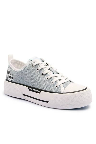 Karl LagerfeId Sneakers femei Light Blue Denim