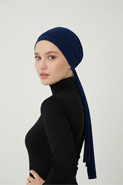 elysianfidan غطاء رأس طبي جاهز باللون الأزرق الداكن مع أربطة، مناسب للاستخدام...