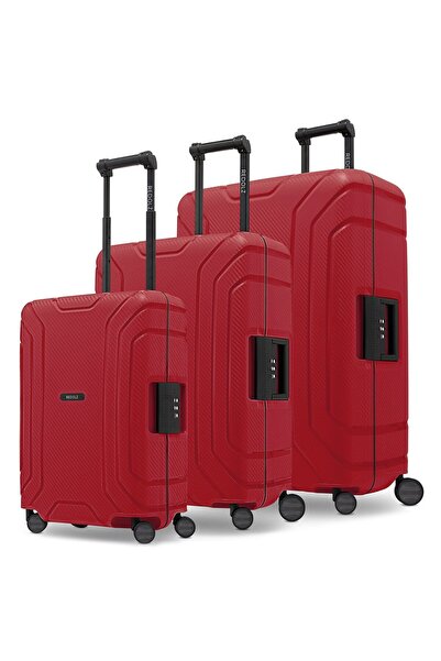 REDOLZ Essentials 15 4-Rollen Kofferset 3-tlg. mit Dreipunkt-Verschluss
