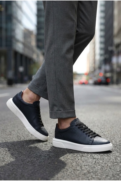 Lufian Ανδρικά δερμάτινα παπούτσια Sneaker Tommy