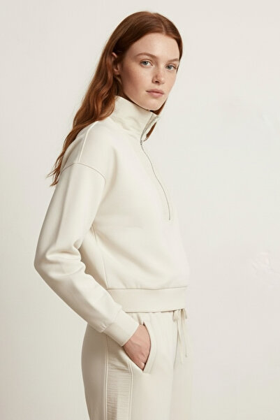 FEG STORE Collar-Detail Top and Bottom Set