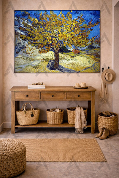 Artease Vincent van Gogh Dut Ağacı (1889) Kanvas Tablo