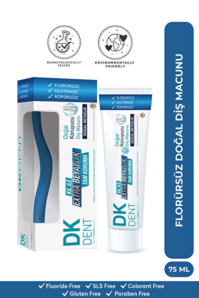 DKDENT Klasik Glutensiz Diş Macunu (Fırçalı) 75 ml