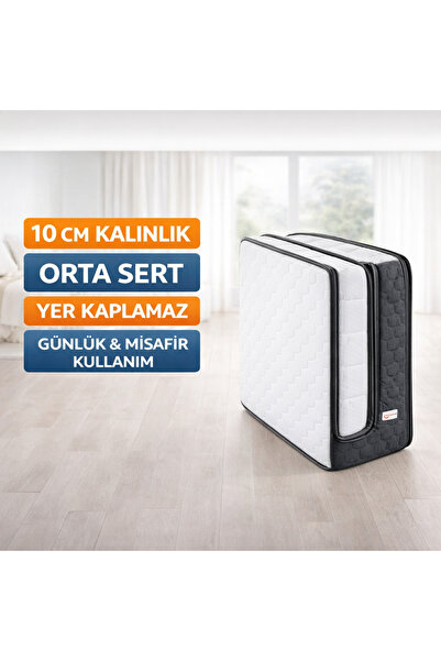 Miadelükx MİADELUKS Ekonomik Sünger Yatak 10 cm – Orta Sert – Günlük Kullanım...