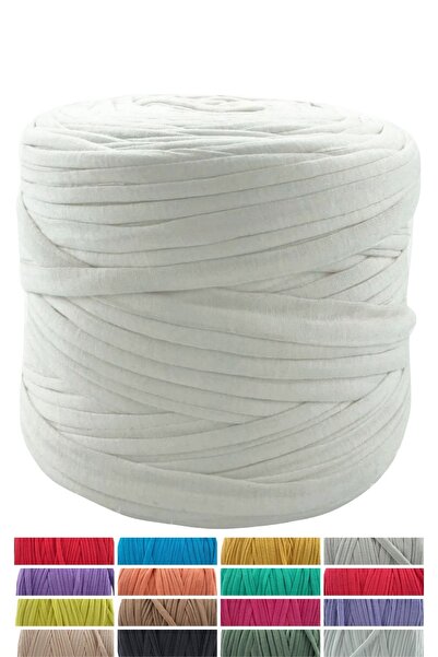 Leila Design Ekru bumbac moale İp – E elastic și Y cu textură moale Fir de tr...