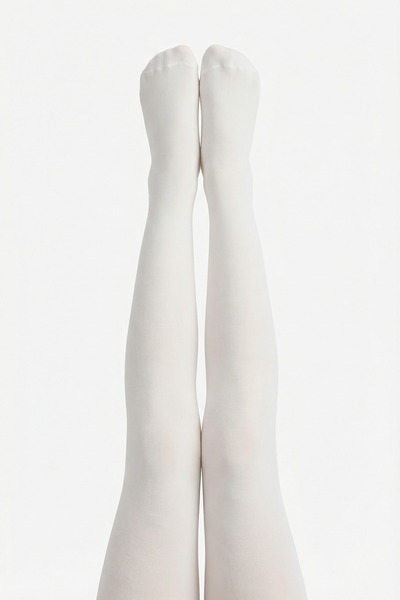 Penti Beyaz Kız Çocuk Pretty School Külotlu Çorap