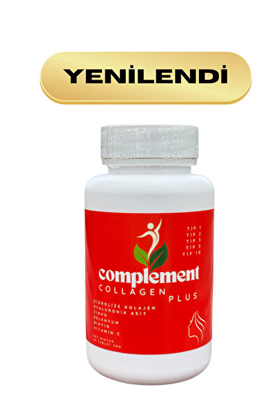 COMPLEMENT Collagen Plus 60 Tablet Tip 1, 2, 3, 5, 10, Hidrolize Elastin Hyal...
