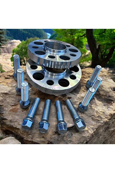 Aksesuar SPACER / FLANŞ 5x112-66.6- 15 MM AUDİ UYUMLU 2 ADET SPACER 10 ADET B...