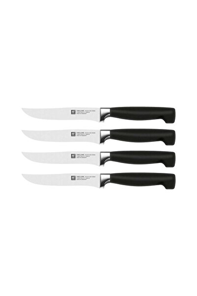 ZWILLING Four Star Biftek Bıçağı Seti Siyah 4 Parça