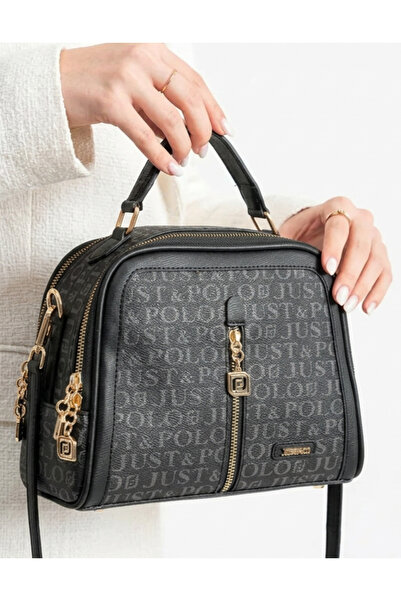 Just Polo Ve Ayarlanabilir Askılı 2 Bölmeli Kadın Çantası