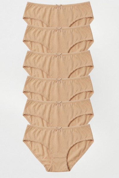 Amarelle Mila Ten Talie Normală Pachet 6x bumbac Chiloți