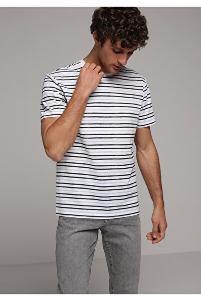 Colin's Tricou cu mânecă scurtă pentru bărbați, cu linie rotundă, cu linie, a...