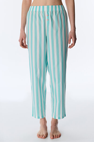 Penti Mint Green Hailey Striped Pants Pajama Bottoms