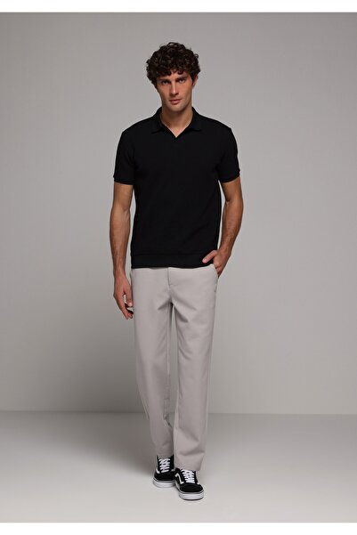 Colin's Regular Fit Medium Waist Straight Leg Men's Gray Trousers