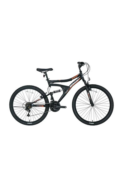 Bisan MTS 4300 AMS.ERKEK DAĞ BİSİKLETİ 40CM V 24 JANT 21 VİTES MAT SİYAH TURUNCU