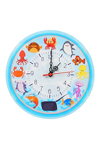 Bemenda Undersea Residents Clock 30 X 30 cm