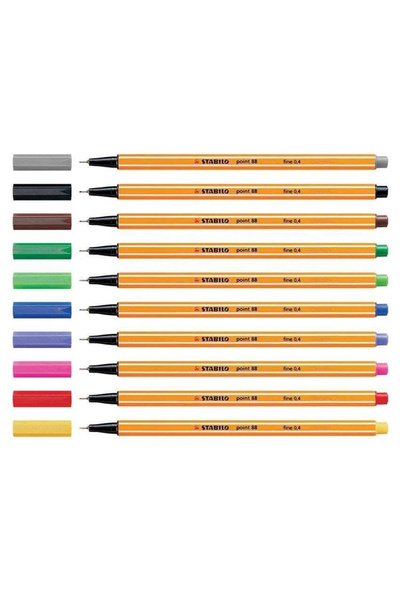 Stabilo Point 88 Ince Uç Keçeli Kalem Fine 0.4 mm