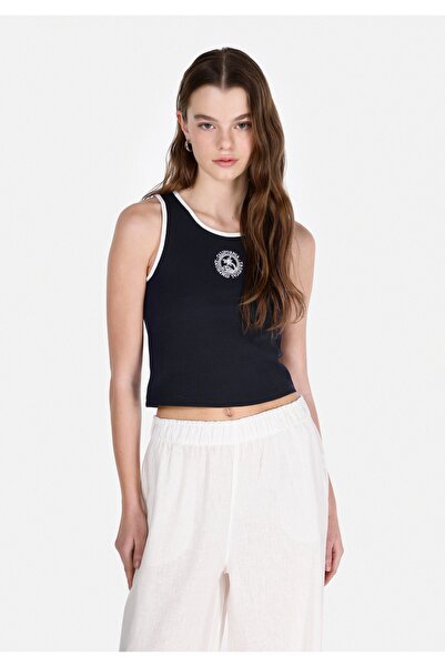 Colin's Slim Fit Women's Navy Blue Tank Top