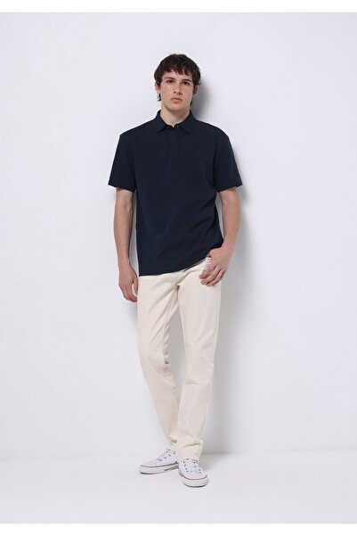 Colin's Ανδρικό μπεζ τζιν παντελόνι με ίσια πόδια με χαμηλή μέση