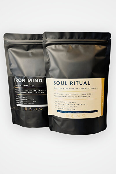 Calm AF Rituals Ceai de Baie "Soul Ritual" – Infuzie de Plante, Uleiuri Esentiale, Sare Epsom, 100g