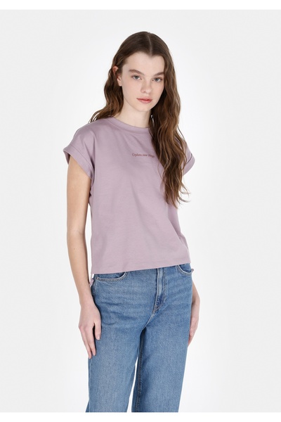 Colin's Tricou roz cu mânecă scurtă pentru femei Regular Fit