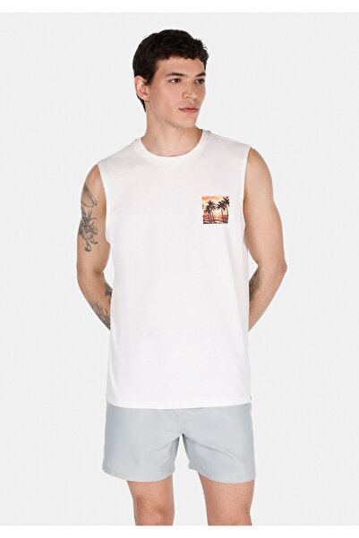 Colin's Regular Fit Men's White Tank Top